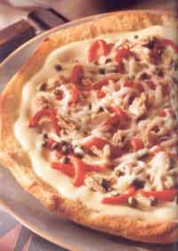 Tuna and Roasted Sweet Pepper Pizza